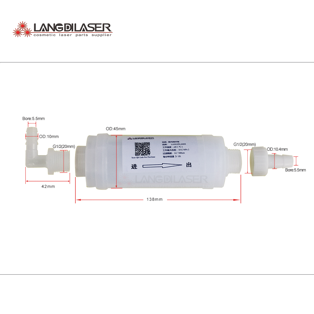 Industrial Laser Machine Hair Removal - Diode Laser Water Filter Systeem Voor