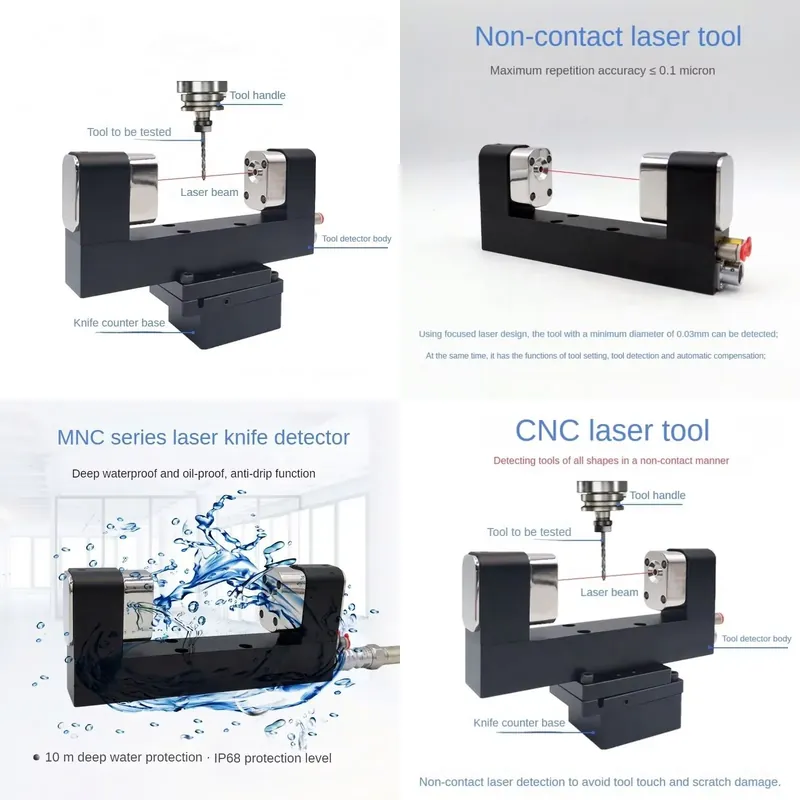 Cnc Milling Machine - Compensatiegereedschapsetter voor freesmachines, contactloze CNC-machinegereedschapsetter met