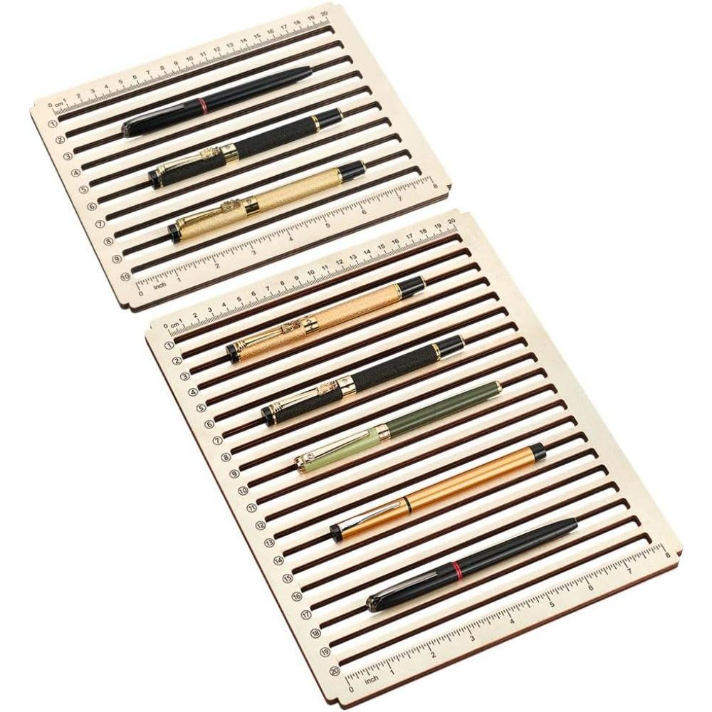 Industrial Laser Pen - 2-pack 10/20 slots potloodgraveurmal met schaal