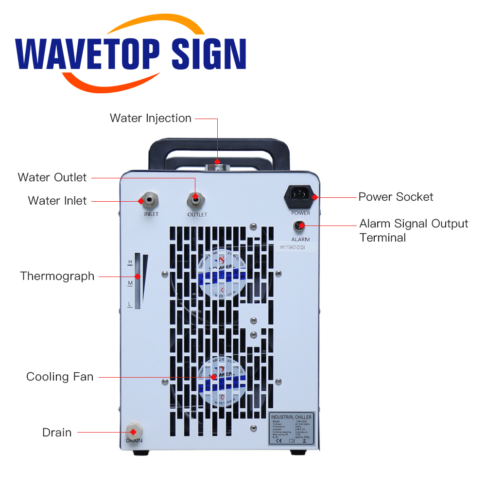 WaveTopSign CW-5200 Industriël - Laser Industrial Chiller recensie en prijs