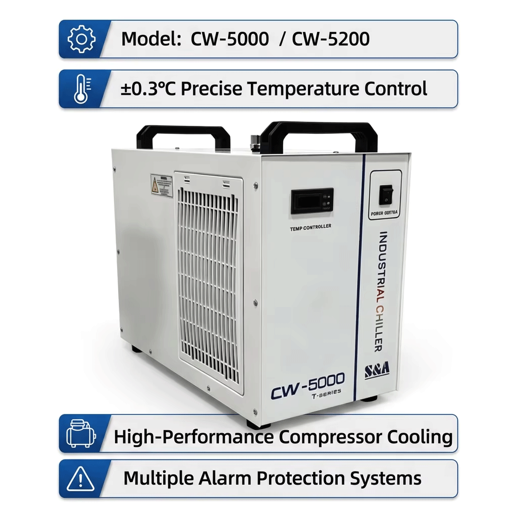 CW5000 CW5200 CW6000 S&A 1500W - Industrial Laser Systems recensie en prijs