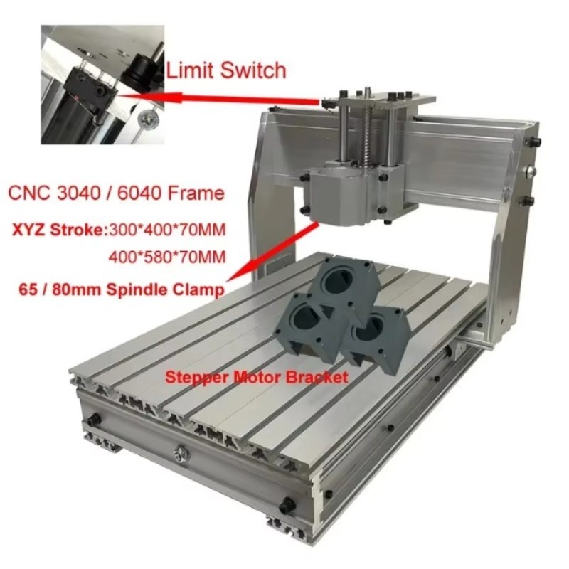 Aluminium CNC 3040 6040 Frame  - Cnc Milling Machine recensie en prijs